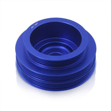 Load image into Gallery viewer, Acura Honda B-Series B16 B17 B18 B20 Underdrive Harmonic Balancer Crank Pulley Blue (B20 Requires Shorter Belt)