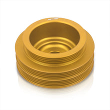 Load image into Gallery viewer, Acura Honda B-Series B16 B17 B18 B20 Underdrive Harmonic Balancer Crank Pulley Gold (B20 Requires Shorter Belt)