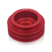 Load image into Gallery viewer, Acura Honda B-Series B16 B17 B18 B20 Underdrive Harmonic Balancer Crank Pulley Red (B20 Requires Shorter Belt)