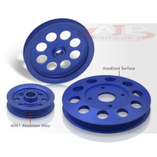 Load image into Gallery viewer, Nissan RB20 RB25 RB26 Underdrive Crank Pulley Blue