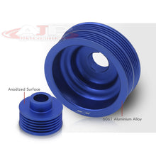 Load image into Gallery viewer, Subaru Impreza WRX 2002-2007 2.0L 2.5L Turbocharged Underdrive Crank Pulley Blue