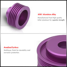 Load image into Gallery viewer, Subaru Impreza WRX 2002-2007 2.0L 2.5L Turbocharged Underdrive Crank Pulley Purple