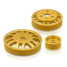 Load image into Gallery viewer, Scion FRS 2013-2016 / Toyota 86 2017-2020 / Subaru BRZ 2013-2020 Underdrive Crank Alternator Water Pump Pulley Gold