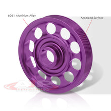 Load image into Gallery viewer, Acura Honda K-Series K20 K24 Underdrive Crank Pulley Purple
