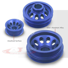 Load image into Gallery viewer, Infiniti G35 2002-2006 / FX35 2003-2006 / Nissan 350Z 2002-2006 3.5L VQ35DE Underdrive Crank Alternator Idler Pulley Blue