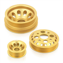 Load image into Gallery viewer, Infiniti G35 2002-2006 / FX35 2003-2006 / Nissan 350Z 2002-2006 3.5L VQ35DE Underdrive Crank Alternator Idler Pulley Gold
