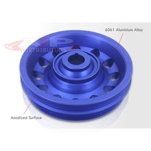 Load image into Gallery viewer, Honda Civic 1988-2000 / CRX 1988-1991 / Del Sol 1993-1997 D-Series D15 D16 Underdrive Crank Pulley Blue