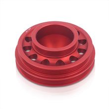 Load image into Gallery viewer, Honda Civic 1988-2000 / CRX 1988-1991 / Del Sol 1993-1997 D-Series D15 D16 Underdrive Crank Pulley Red