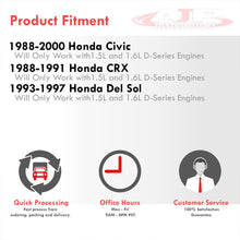 Load image into Gallery viewer, Honda Civic 1988-2000 / CRX 1988-1991 / Del Sol 1993-1997 D-Series D15 D16 Underdrive Crank Pulley Red
