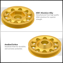 Load image into Gallery viewer, Acura Honda B-Series B16 B17 B18 Underdrive Alternator Crank Pulley Gold (Excluding B20)