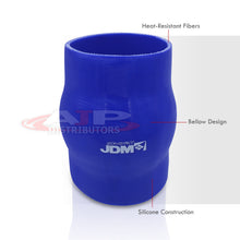 Load image into Gallery viewer, Chevrolet Camaro LS1 Trans Am Fbody Bellowed Intake Silicone Coupler Blue