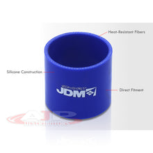 Load image into Gallery viewer, 2.5" Straight Silicone Coupler Blue