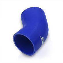 Load image into Gallery viewer, 3" 45 Degree Silicone Coupler Blue