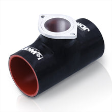 Load image into Gallery viewer, 3" Greddy Style Blow Off Valve Adapter Silicone Coupler Black