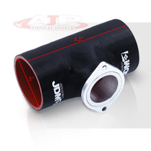 Load image into Gallery viewer, 3" Greddy Style Blow Off Valve Adapter Silicone Coupler Black