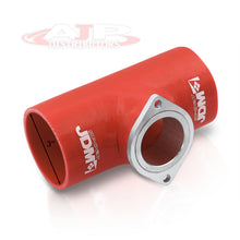 Load image into Gallery viewer, 3" Greddy Style Blow Off Valve Adapter Silicone Coupler Red