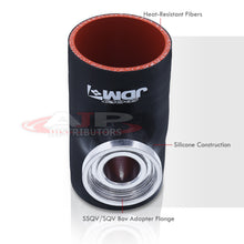 Load image into Gallery viewer, 2.5" HKS Style Blow Off Valve Adapter Silicone Coupler Black