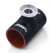 Load image into Gallery viewer, 3" HKS Style Blow Off Valve Adapter Silicone Coupler Black