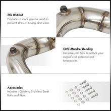 Load image into Gallery viewer, Ford Probe 2.0L 1993-2002 / Mazda Protege 2.0L 2001-2003 / 626 2.0L 1993-2002 T25 Turbo Downpipe