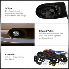 Load image into Gallery viewer, Acura RSX 2002-2004 Front Fog Lights Clear Len (Includes Switch & Wiring Harness)