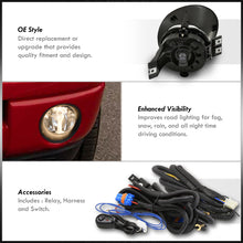 Load image into Gallery viewer, Dodge Ram 2002-2008 Front Fog Lights Clear Len (Includes Switch & Wiring Harness)
