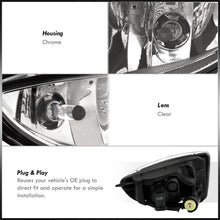 Load image into Gallery viewer, Honda Civic 2004-2005 Front Fog Lights Clear Len (Includes Switch & Wiring Harness)