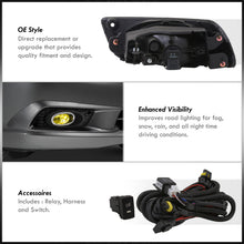 Load image into Gallery viewer, Honda Civic 4DR 2012 Front Fog Lights Yellow Len (Includes Switch & Wiring Harness)