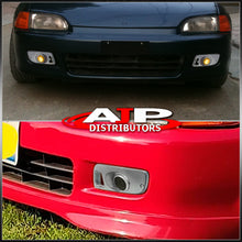 Load image into Gallery viewer, Honda Civic 2/3 Door 1992-1995 Front Fog Lights Smoked Len (Includes Switch & Wiring Harness)