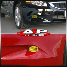 Load image into Gallery viewer, Honda Accord 2DR (With Fog Light Opening On Bumper) 2008-2010 Front Fog Lights Yellow Len (Includes Switch & Wiring Harness)
