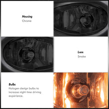 Load image into Gallery viewer, Honda Accord 4DR 2006-2007 Front Fog Lights Smoked Len (Includes Switch & Wiring Harness)