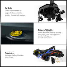 Load image into Gallery viewer, Honda CRV 2010-2011 Front Fog Lights Yellow Len (Includes Switch & Wiring Harness)