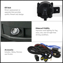 Load image into Gallery viewer, Nissan Sentra 2007-2009 Front Fog Lights Clear Len (Includes Switch & Wiring Harness)