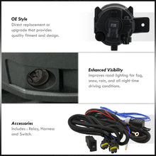 Load image into Gallery viewer, Nissan Sentra 2007-2009 Front Fog Lights Smoked Len (Includes Switch & Wiring Harness)