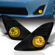 Load image into Gallery viewer, Toyota Camry 2012-2014 Front Fog Lights Yellow Len w/ Black Cover (Includes Switch & Wiring Harness)