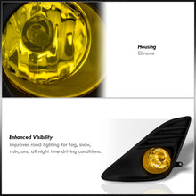 Load image into Gallery viewer, Toyota Camry 2012-2014 Front Fog Lights Yellow Len w/ Black Cover (Includes Switch & Wiring Harness)