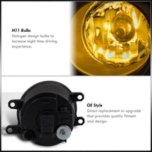 Load image into Gallery viewer, Toyota Camry 2012-2014 Front Fog Lights Yellow Len w/ Black Cover (Includes Switch & Wiring Harness)