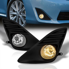 Load image into Gallery viewer, Toyota Camry 2012-2014 Front Fog Lights Clear Len w/ Black Cover (Includes Switch & Wiring Harness)