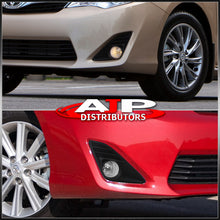 Load image into Gallery viewer, Toyota Camry 2012-2014 Front Fog Lights Clear Len w/ Black Cover (Includes Switch & Wiring Harness)