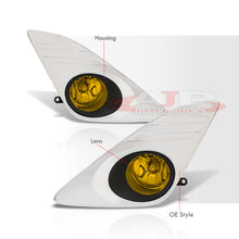 Load image into Gallery viewer, Toyota Camry 2012-2014 Front Fog Lights Yellow Len w/ Chrome Cover (Includes Switch & Wiring Harness)