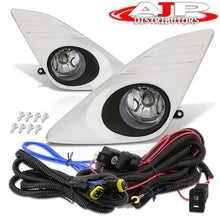 Load image into Gallery viewer, Toyota Camry 2012-2014 Front Fog Lights Clear Len w/ Chrome Cover (Includes Switch & Wiring Harness)