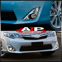 Load image into Gallery viewer, Toyota Camry 2012-2014 Front Fog Lights Clear Len w/ Chrome Cover (Includes Switch & Wiring Harness)