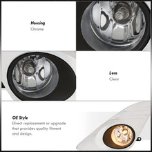 Load image into Gallery viewer, Toyota Camry 2012-2014 Front Fog Lights Clear Len w/ Chrome Cover (Includes Switch & Wiring Harness)