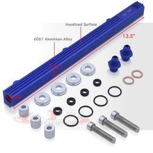 Load image into Gallery viewer, Acura Honda B-Series B16 B17 B18 B20 Fuel Injector Rail Blue