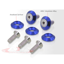 Load image into Gallery viewer, Universal M6 Fender Washer Kit Blue (5-Pieces)