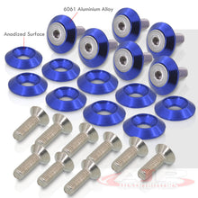 Load image into Gallery viewer, Universal M6 Fender Washer Kit Blue (15-Pieces)