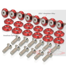Load image into Gallery viewer, Universal M6 Fender Washer Kit Red (20-Pieces)