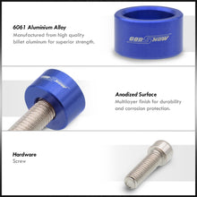 Load image into Gallery viewer, AJP Distributors OE Replacement Engine Exhaust Header Manifold Dress Up Kit Blue M8x1.25MM Pitch Threading 4 Cylinder For Universal Honda Acura