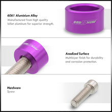 Load image into Gallery viewer, AJP Distributors OE Replacement Engine Exhaust Header Manifold Dress Up Kit Purple M8x1.25MM Pitch Threading 4 Cylinder For Universal Honda Acura