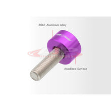 Load image into Gallery viewer, AJP Distributors OE Replacement Engine Exhaust Header Manifold Dress Up Kit Purple M8x1.25MM Pitch Threading 4 Cylinder For Universal Honda Acura