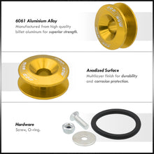 Load image into Gallery viewer, Universal Bumper Quick Release Fasteners Gold